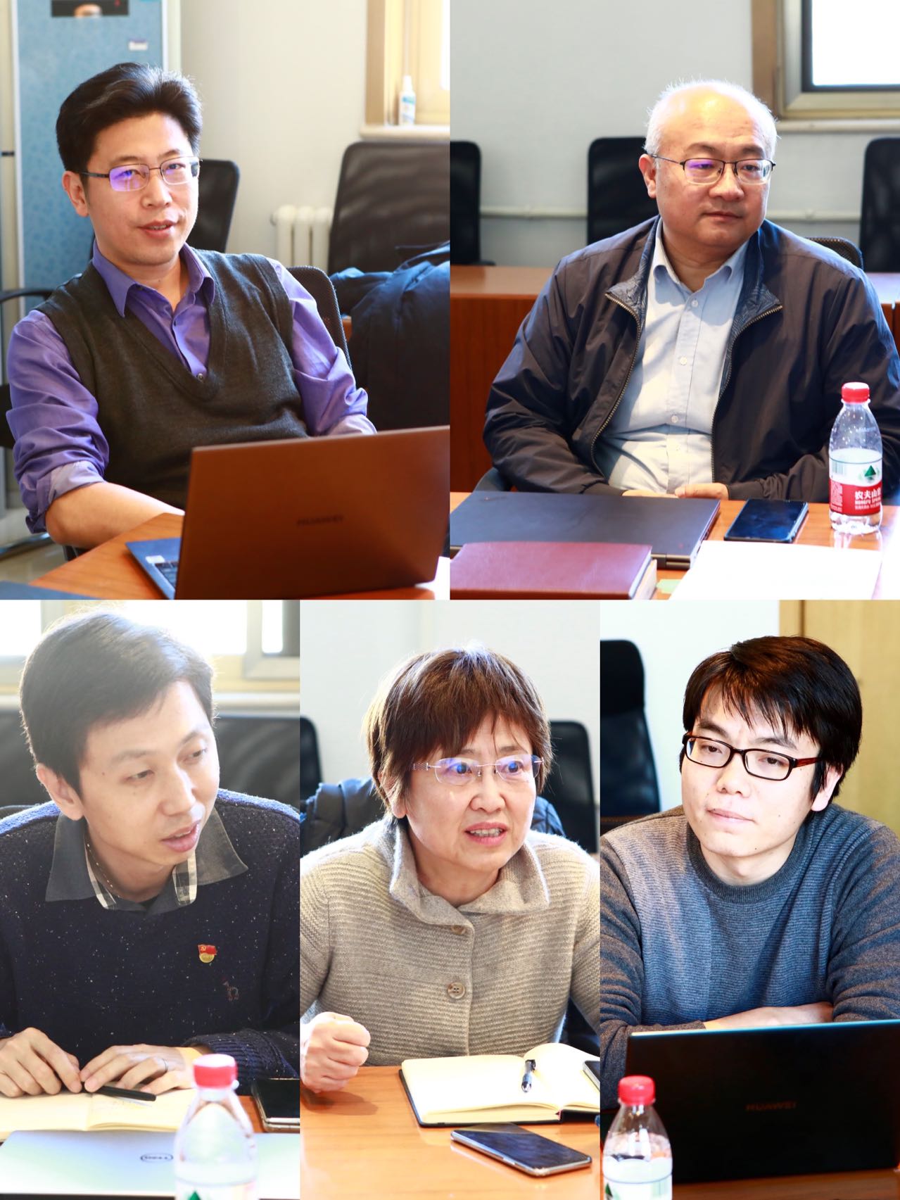 丁贵广、王朝坤、何源、顾明、龙明盛(从左至右、从上至下)发言 丁贵广、王朝坤、何源、顾明、龙明盛(从左至右、从上至下)发言